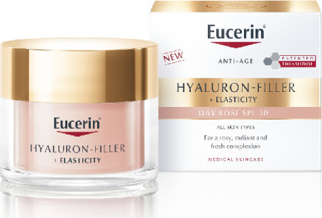 EUCERIN HYALURON-FILLER+ELASTICITY denní krém Rosé SPF30 50ml