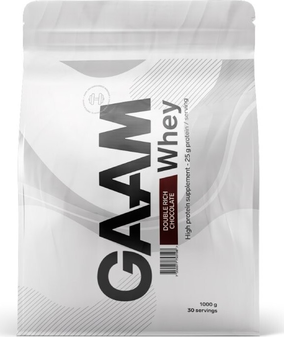 GAAM 100% Whey Premium Double Rich Chocolate 1kg