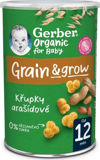 Gerber Organic křupky banánové 5x 35 g