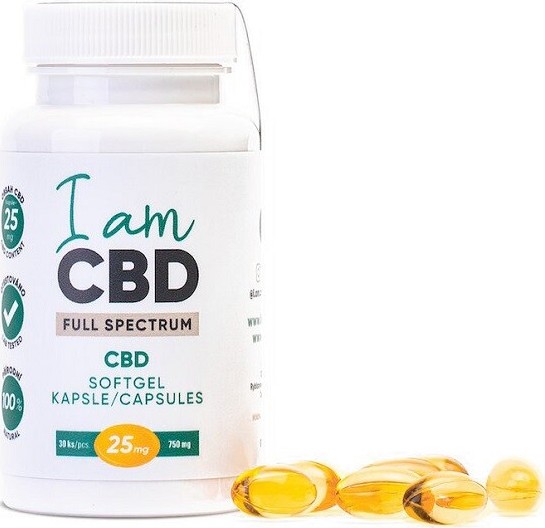 I am CBD Full Spectrum CBD kapsle 750mg cps.30