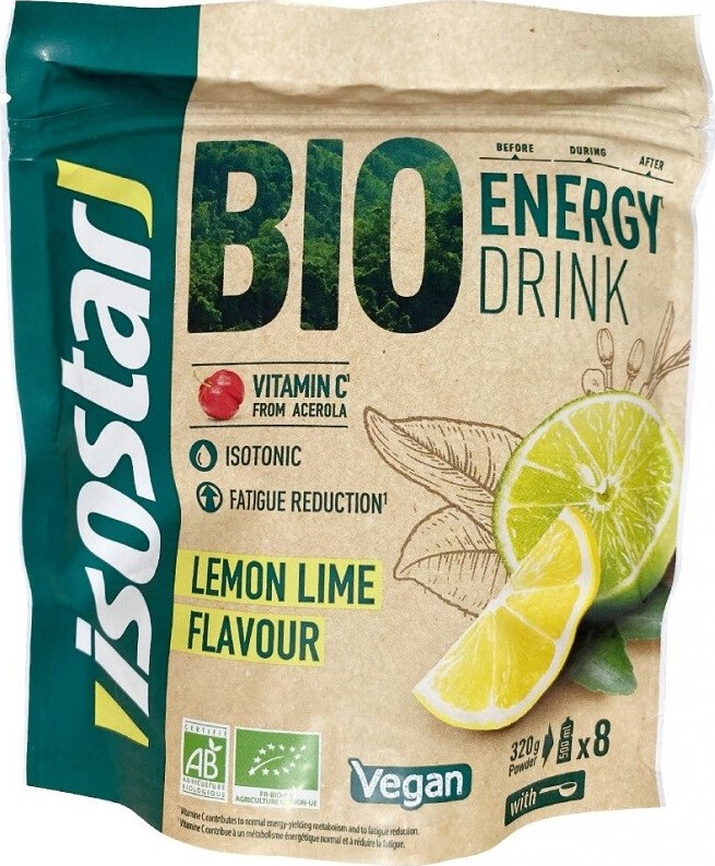 ISOSTAR Energy Drink limetka-citrón Bio 320g