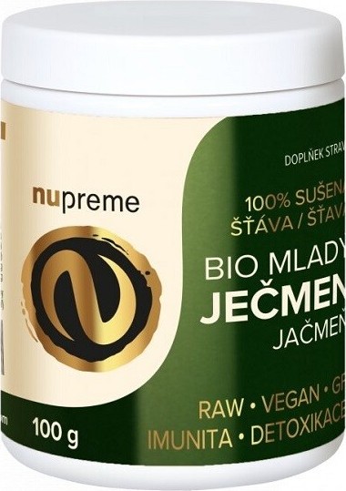 Mladý ječmen premium 100g BIO NUPREME