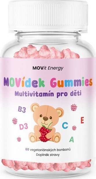 MOVídek Gummies Multivitamín  60 kusů