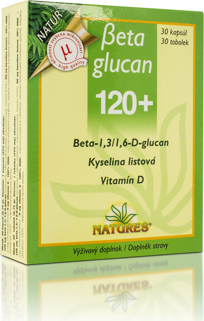 Natures Beta Glucan 120 30 kapslí