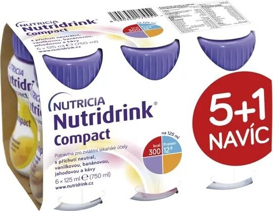 NUTRIDRINK COMPACT 5+1 6x125ml