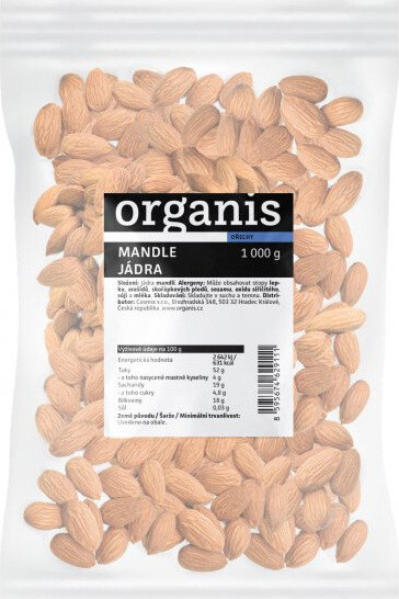 Organis Mandle jádra 1000g