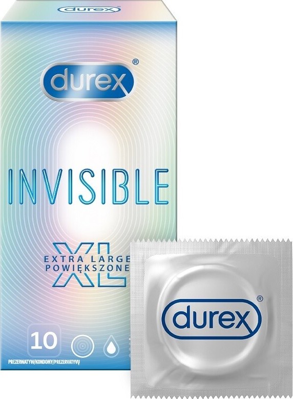 Prezervativ DUREX Invisible XL 10ks