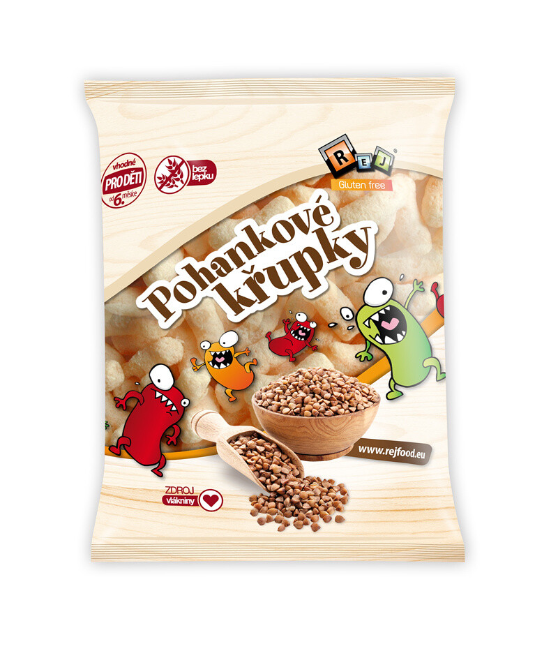 REJ Pohankové křupky bez soli (100% pohanky) 100g