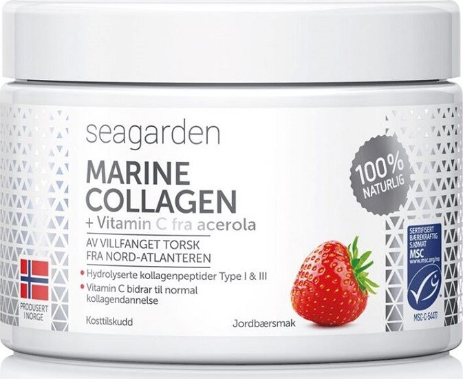 Seagarden Marine Collagen+Vitamin C 150g jahoda