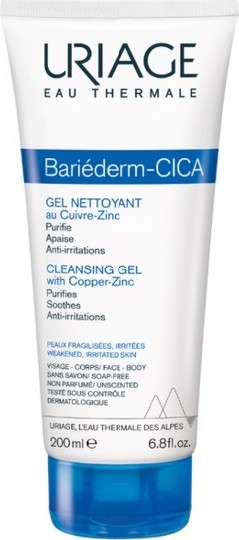 Uriage Bariéderm-CICA Regenerační mycí gel 200ml