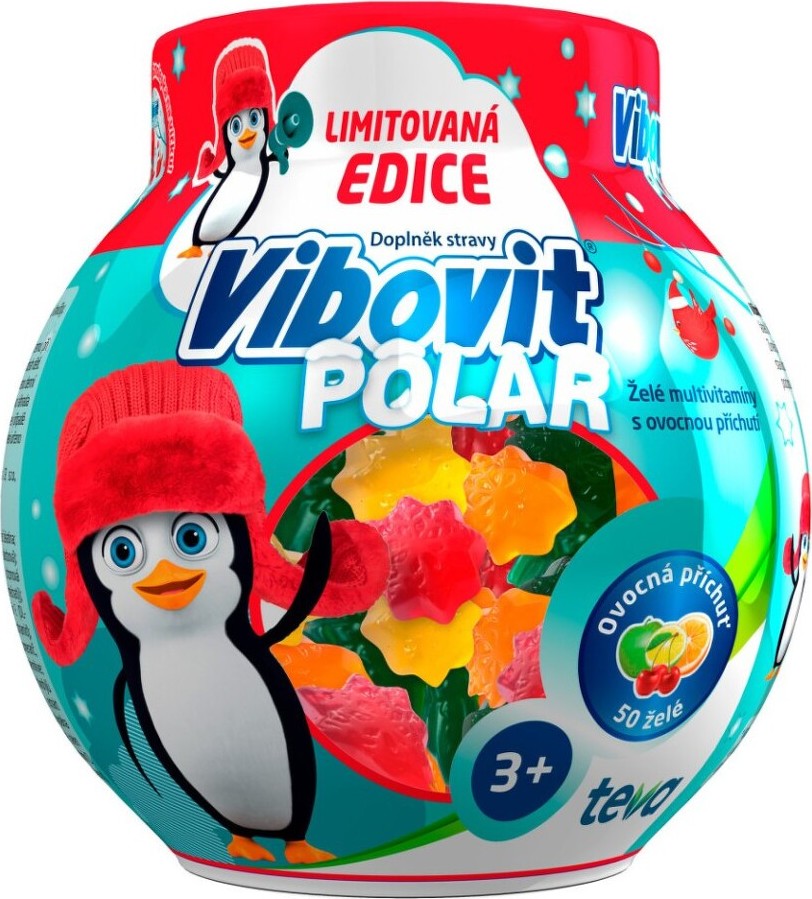 Vibovit POLAR želé multivitaminy 50 ks