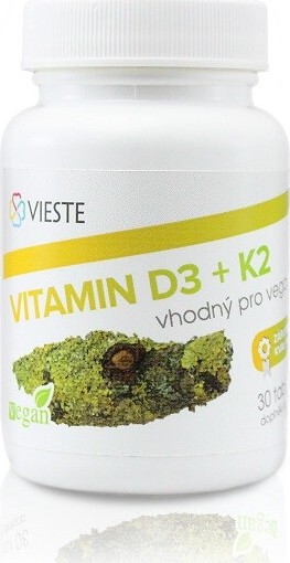 Vieste Vitamin D3+K2 tbl.30