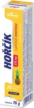 Vitar Hořčík ananas 375 mg 20 tablet