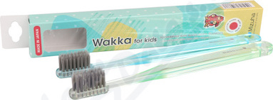 Wakka for kids zubní kartáček soft modrá/zelená