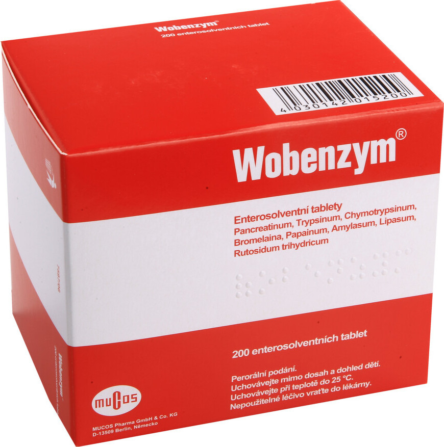 WOBENZYM TBL ENT 200 II