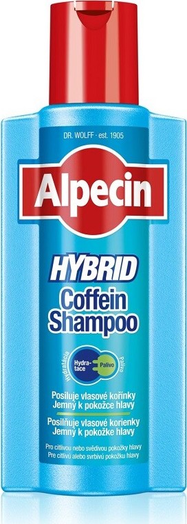 ALPECIN Hybrid Kofeinový šampon 375 ml