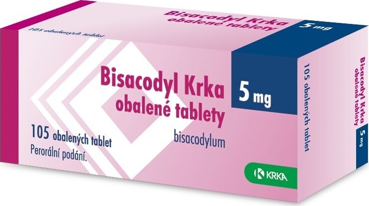 BISACODYL KRKA 5MG TBL OBD 105