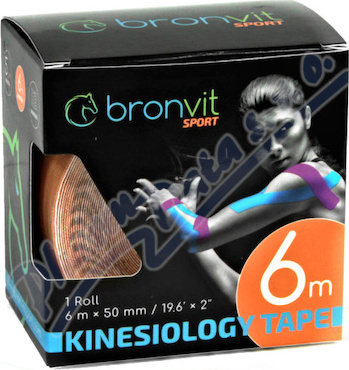 BronVit Sport Kinesio Tape classic béžová 5cmx6m