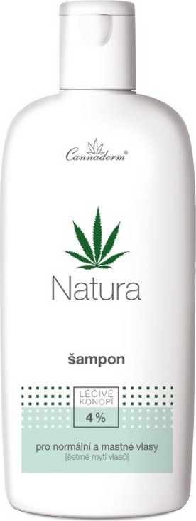 Cannaderm Natura šampon na norm.a mast.vlasy 200ml