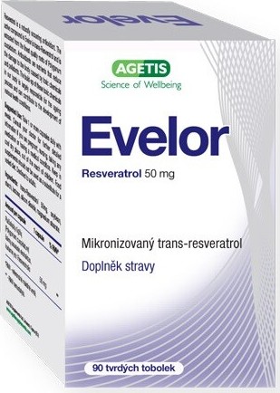 Evelor resveratrol 50 mg tob.90