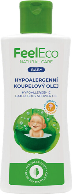 FeelEco Baby Hypoalergenní koupelový olej 200ml