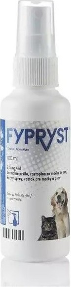 Fypryst sprej 2.5mg/ml Kožní sprej roztok 1x100ml