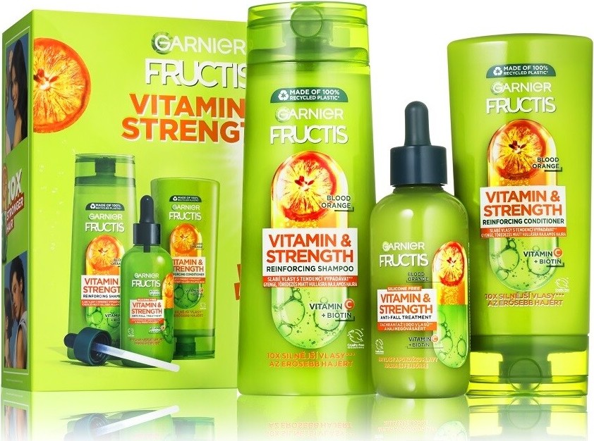 GARNIER Fructis Vitamin & Strength pro slabé vlasy dárkové balení