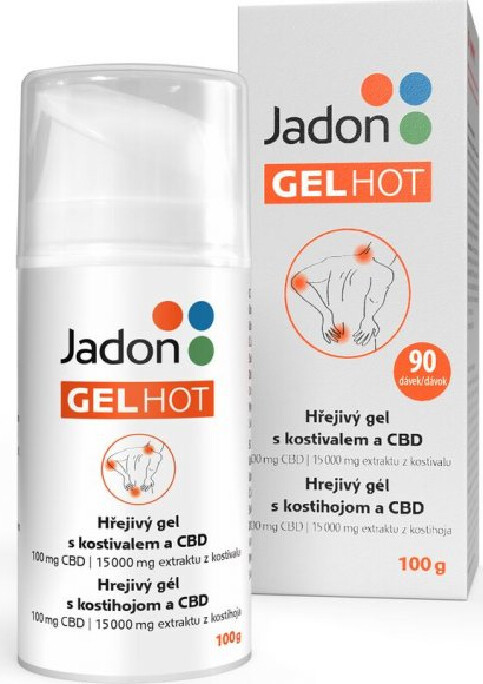 Jadon GEL HOT hřejivý gel s kostivalem a CBD 100 g