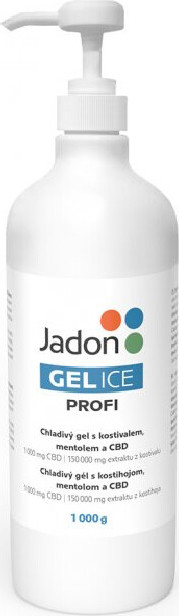 Jadon GEL ICE chladivý gel s kostival a CBD 1000 g