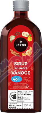 LEROS sirup Bylinkové Vánoce 250ml