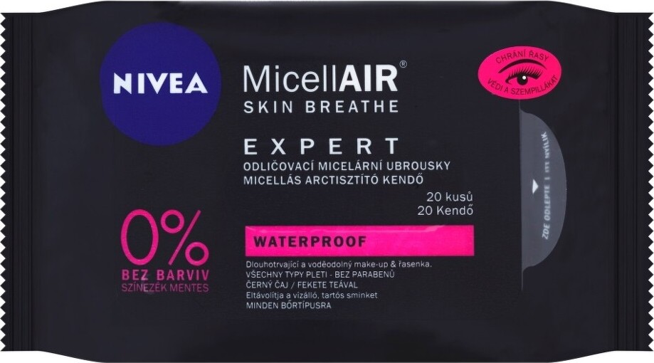 NIVEA MicellAir Expert odlič.ubrousky 20ks 88547