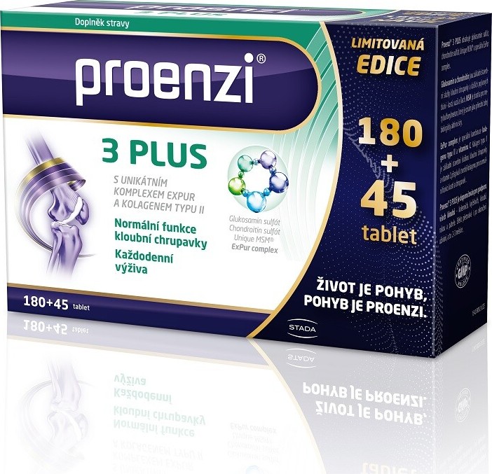 Stada Proenzi 3 plus 180+45 tablet navíc