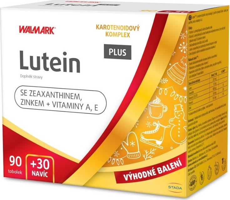 Walmark Lutein Plus 90+30 tobolek navíc