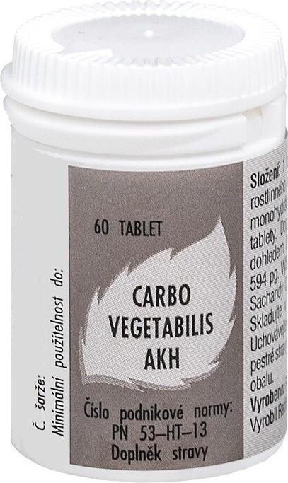 AKH Carbo vegetabilis 60 tablet