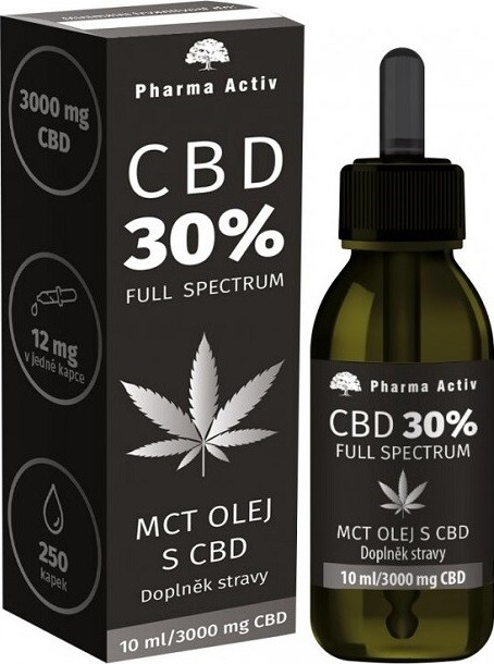 CBD 30% MCT olej s CBD 3000mg 10ml