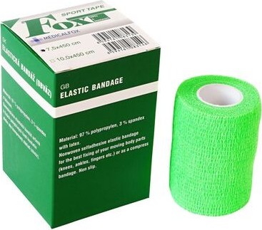 FOX ELASTIC BANDAGE samodržící bandáž 7.5cmx4.5m