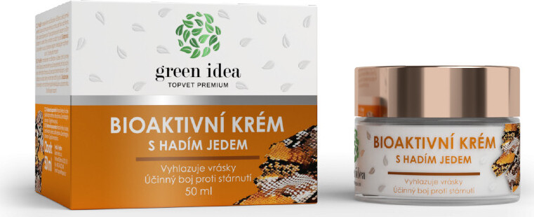 Green idea Bioaktivní krém s hadím jedem 50ml