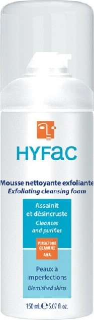 HYFAC Čisticí exfoliační pěna na aknózní pleť 150ml