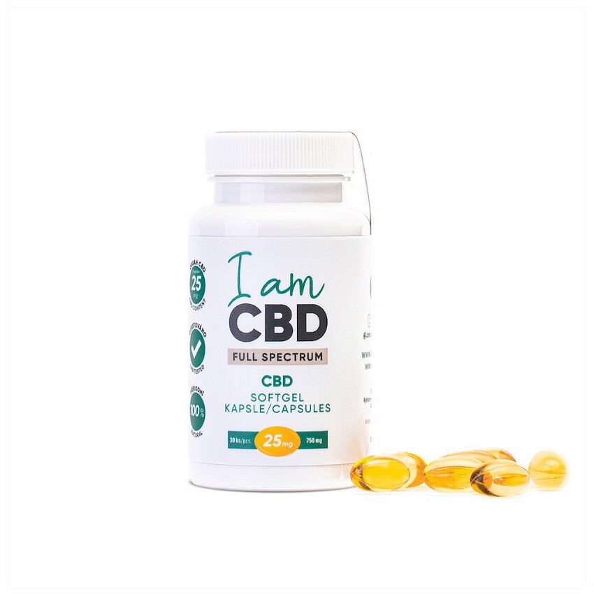 I am CBD Full Spectrum CBD kapsle 750mg cps.30