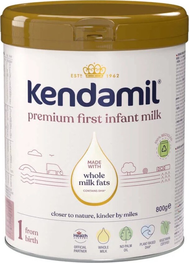 Kendamil Premium kojenecké počáteční mléko 1 DHA+ 800g