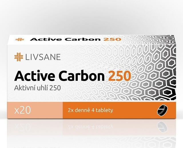 LIVSANE Active Carbon 250 CZ tbl.20