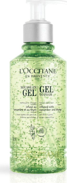 LOCCITANE Odličovací gel Okurka-tymián 200ml