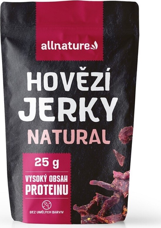 Allnature BEEF Natural Jerky sušené hovězí maso 25g