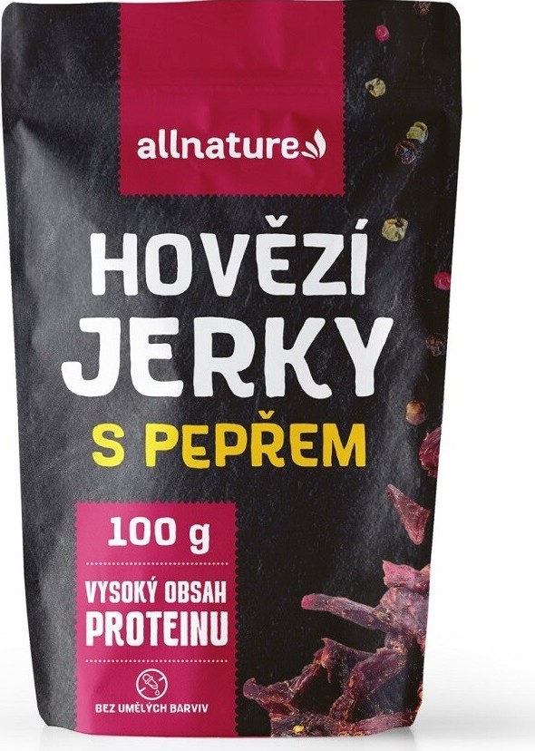 Allnature BEEF Pepper Jerky 100g