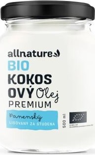 Allnature Kokosový olej panenský BIO 500ml