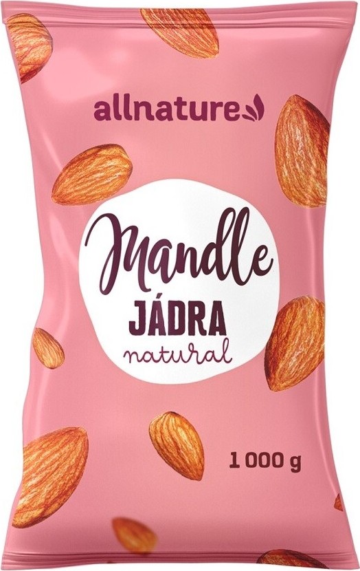 Allnature Mandle jádra natural 1000g