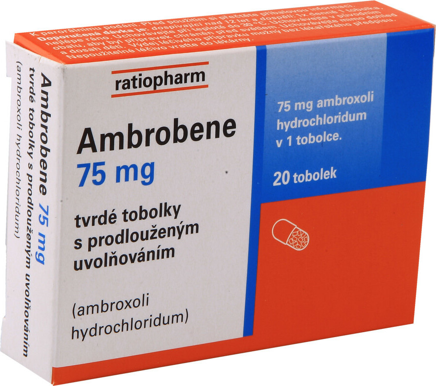 AMBROBENE 75MG CPS PRO 20