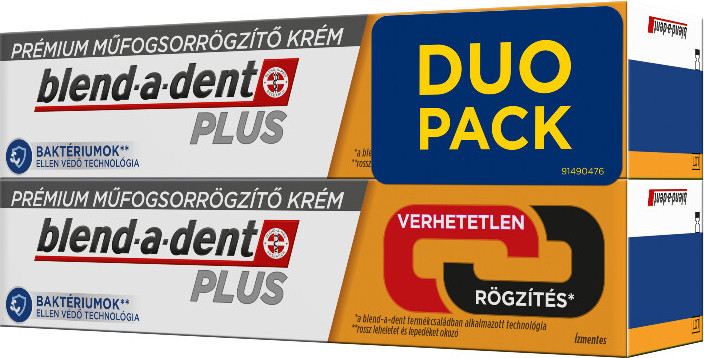 Blend-a-Dent Plus upevňující krém duo pack 2x40g