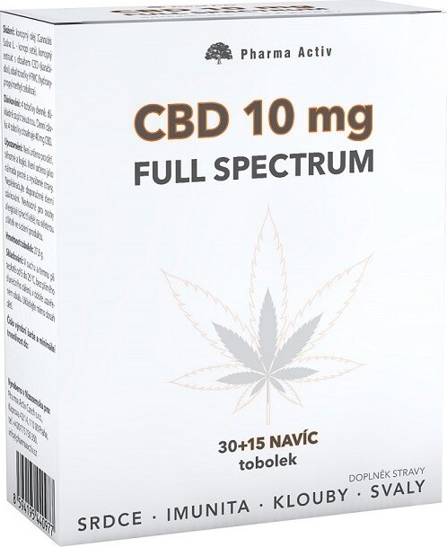 CBD 10mg Full Spectrum tob.30+15