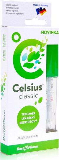 Celsius Classic teploměr lékařský bezrtuťový